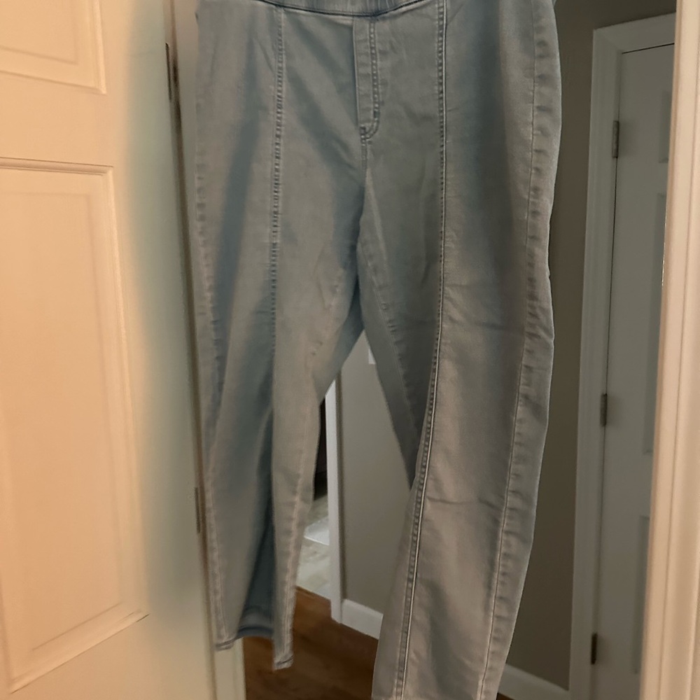J. Jill Blue Ankle Cropped Jeans